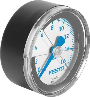 Festo Flanged Pressure Gauge FMA