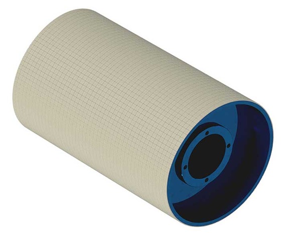 Luff Direct Bond Ceramic Lagging Pulleys