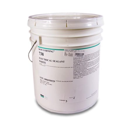 Dow DOWSIL 738 Electrical Sealant 17.6 kg White 