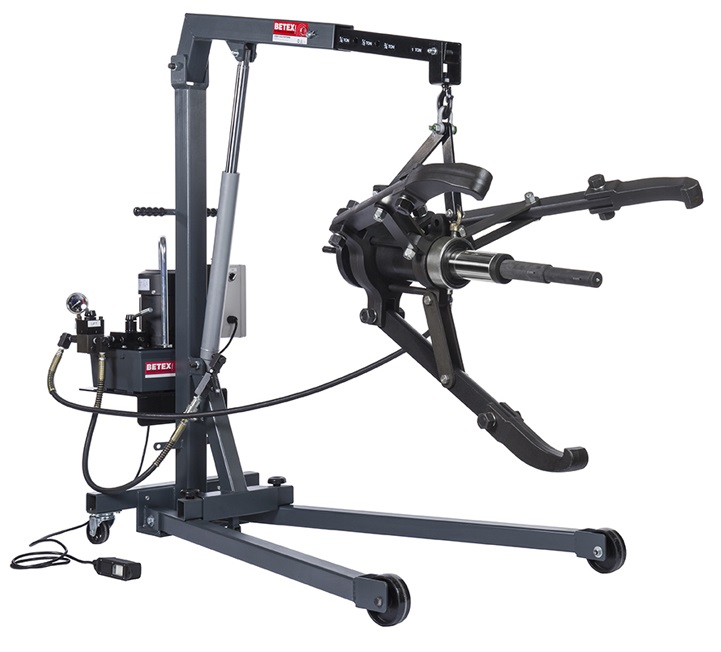 Betex 2-Arm Hydraulic Pullers, 50 tons