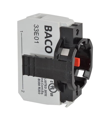Baco 331E01 22mm non-illuminated Contact Block Assembly