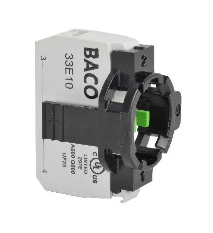 Baco 331E10 22mm non-illuminated Contact Block Assembly