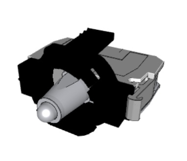 Baco 331EAYM 22mm illuminated Contact Block Assembly