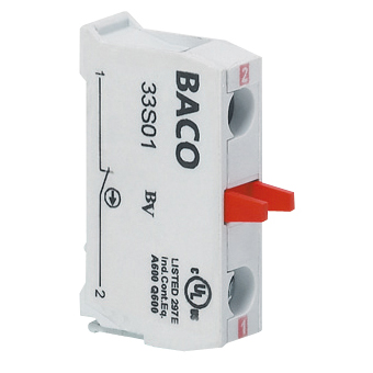 Baco 22 mm Clips and Contact Block 33S01