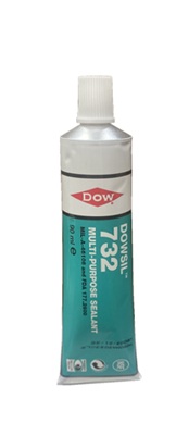 DOWSIL 732 Multi-Purpose Sealant Silicone Aluminum 90 mL Tube