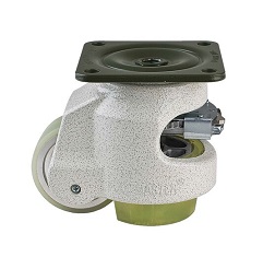 GDR 80F U Leveling Caster, Ivory Color