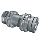 XHD-17 Torsionally Rigid Double Flex Coupling With Shrink Disc