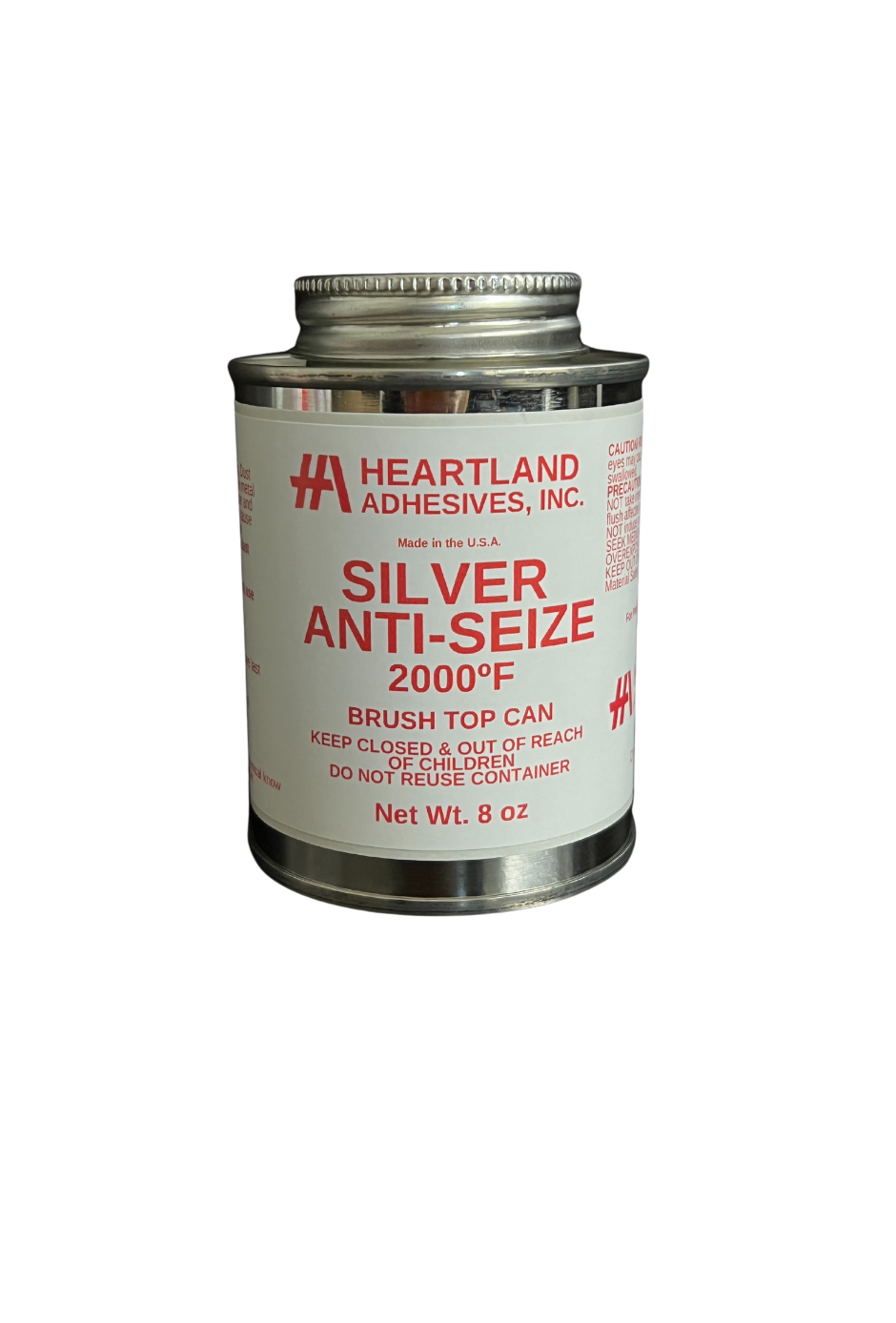 AS Silver, 8oz BT Heartland Adhesives