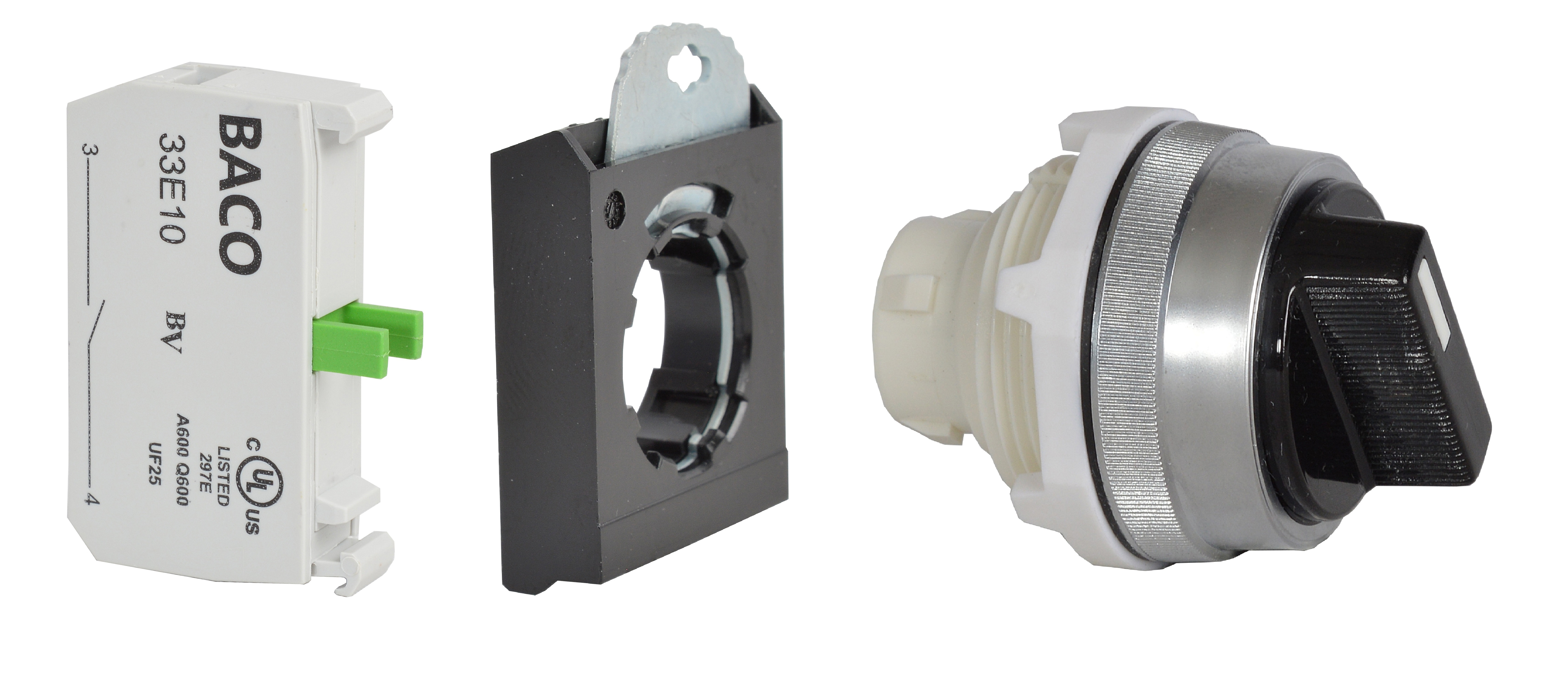 Baco 30 mm Selector and Key Switch T11KA03-3E10