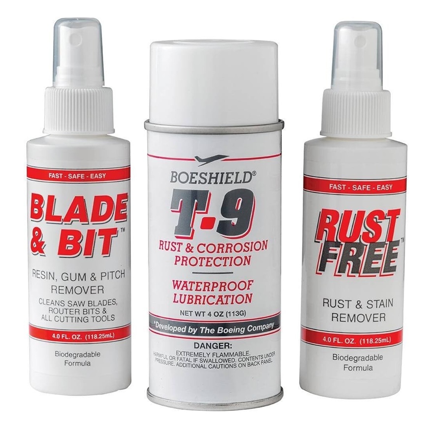 Boeshield Small Three Pack T-9, Rustfree, and Blade & Bit